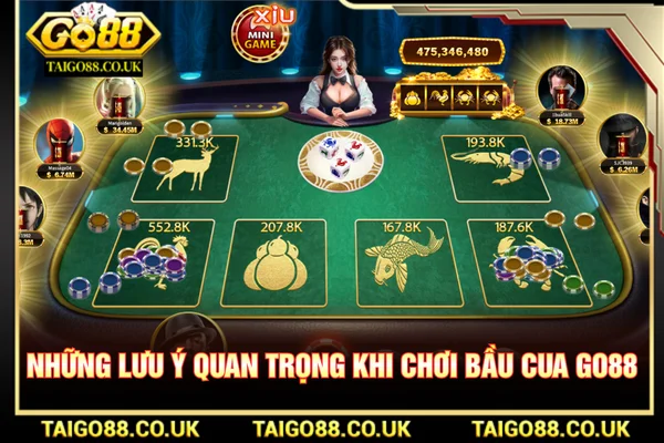 Bầu Cua GO88 - Sân Chơi Giải Trí Đổi Thưởng Uy Tín 3 Chơi bầu cua GO88 cần lưu ý những gì